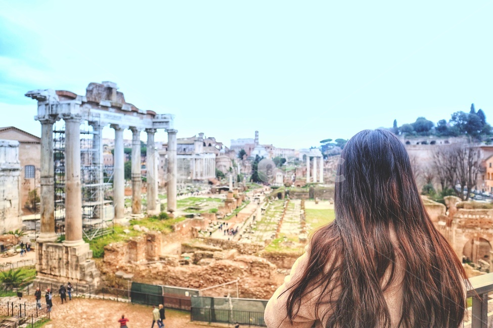 포로로마노,여자,나홀로,여행,이탈리아,로마,해외,외국,세계,foreign,oversea,world,사람,인물,인간,human,person,여성,여자,woman,female,lady
