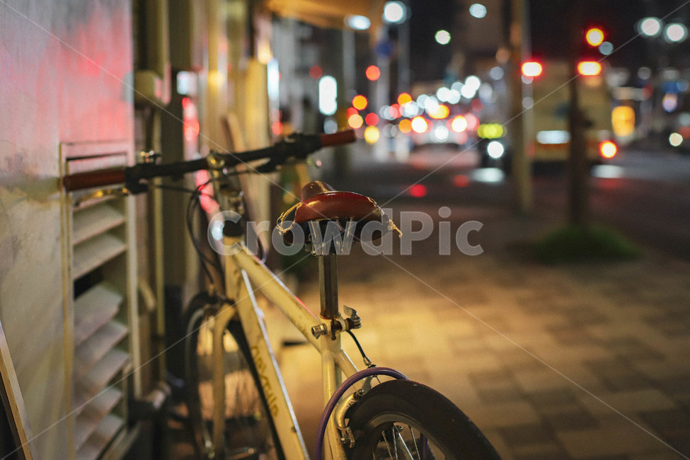 자전거,bike,vehicle,bicycle,야경,도시,조용한,새벽,저녁,밤,야경,밤,풍경,nightscape,night,landscape