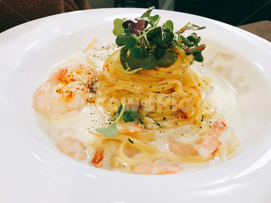 음식,food,요리,파스타,면요리,새우,크림,크림파스타,맛집,고화질