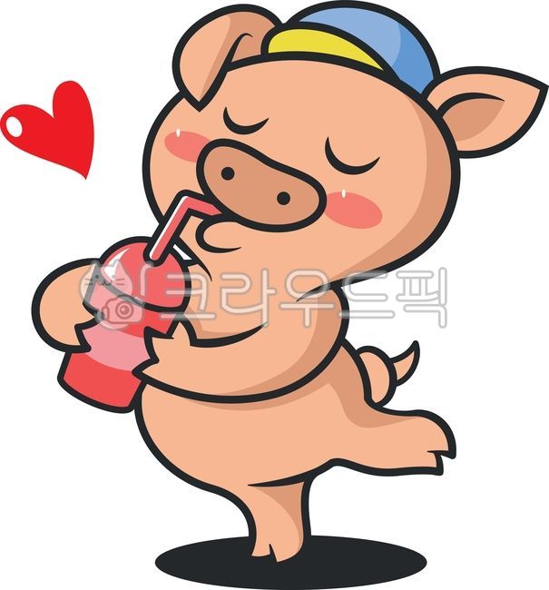 Cafe delivery,Drink delivery,Pig story,iced tea,Pig drawing,pig character,delicious,summer,drink,pig,cafe character,cafe,beverage,coolness,mellowness,Pig illustration,illustration,Pig image,iced coffee,promotion