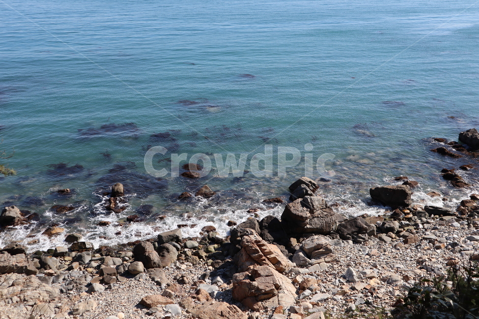 자갈,바다,rubble,자연,nature,sea,rocks,바위,풍경,background,배경,파란색