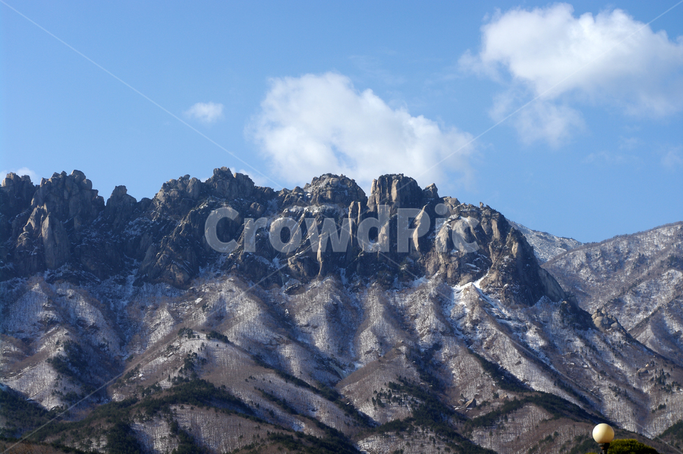 겨울,울산바위,풍경,하늘,바위,강원도,겨울,계절,winter,season,자연,풍경,nature,landscape,mountain range,산맥,outdoors,옥외,mountain,산,peak,피크
