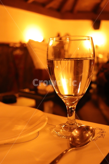 glass,유리,goblet,고블릿,와인,물,레스토랑,수저,water,기념일