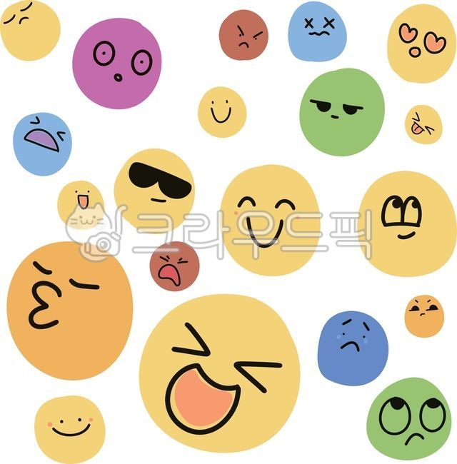 Emoji,emoticon,expression,emotion,smiling face,sad face,angry face,cute,colorful,illustration,character,surprise,love,expression icon,round face