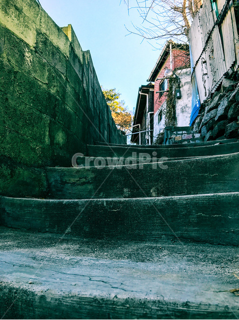 계단,골목길,감성,풍경,추억,감성사진,도시,풍경,city,landscape,한국도시풍경,한국도시경관,korea cityscape,골목길,alley,path,통로,walkway,보도