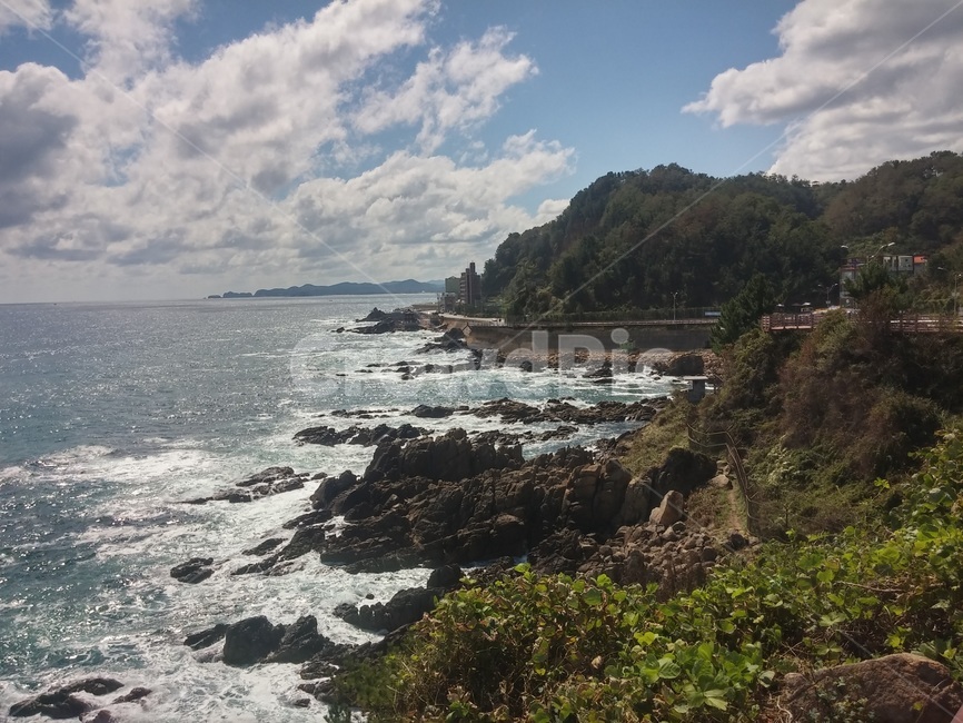 강원도,삼척,바다,새천년도로,새천년해안도로,해안도로,파도,자연,풍경,nature,landscape,promontory,곶,outdoors,옥외,ocean,대양,sea,water,물