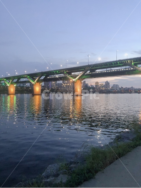 뚝섬유원지,waterfront,물,water,한강,야경,밤,풍경,nightscape,night,landscape,워터 프론트