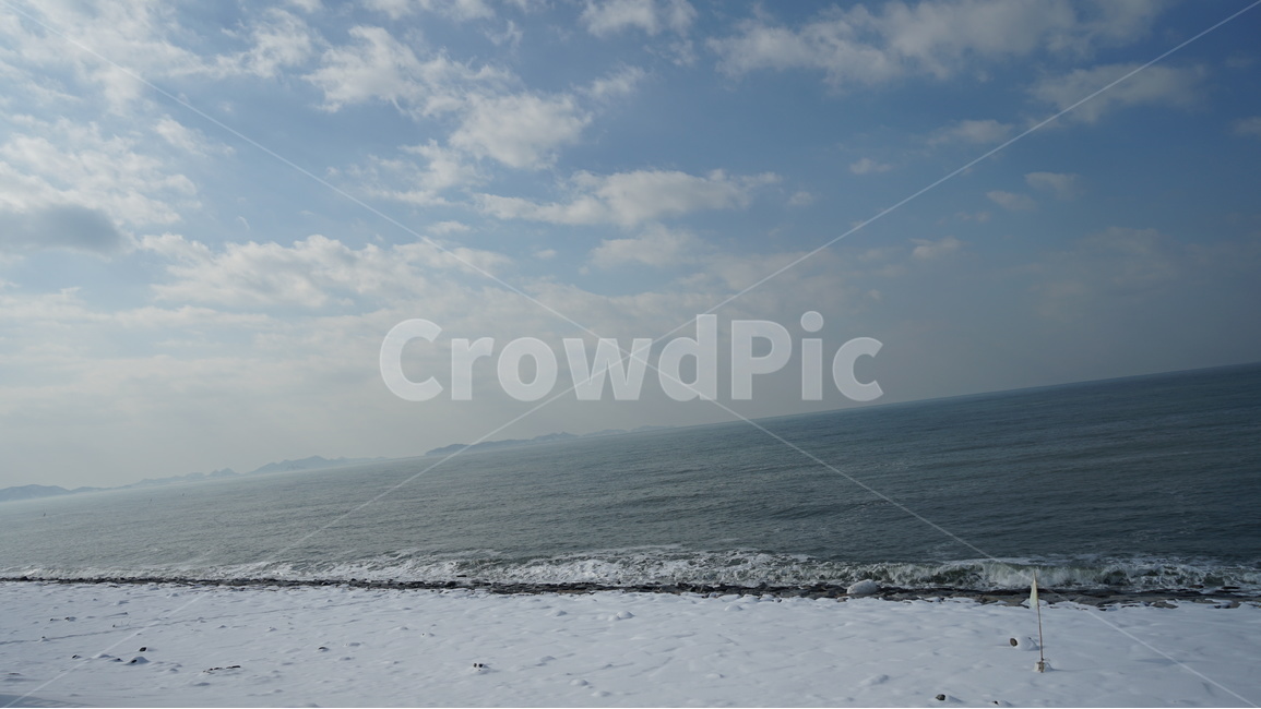 겨울,겨울바다,하늘,바다,눈,겨울,계절,winter,season,자연,풍경,nature,landscape,outdoors,옥외
