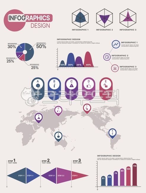 Infographics, icon, business, diagram, vector - Authentic Korean Stock ...