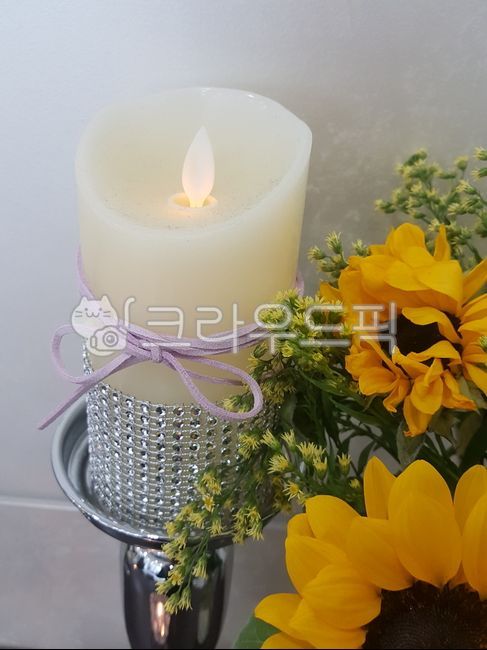 love,candle,interior props,prop,Anniversary,hope,decoration,sunflower,flower