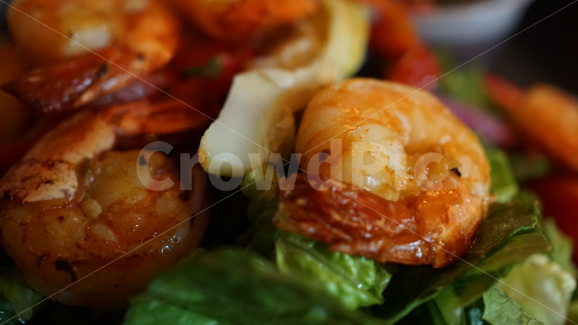새우,샐러드,야채,드레싱,접사,음식,음식,식재료,요리,food,cook,meal,dishes,food reserves,수산물,해산물,fishery products,seafood