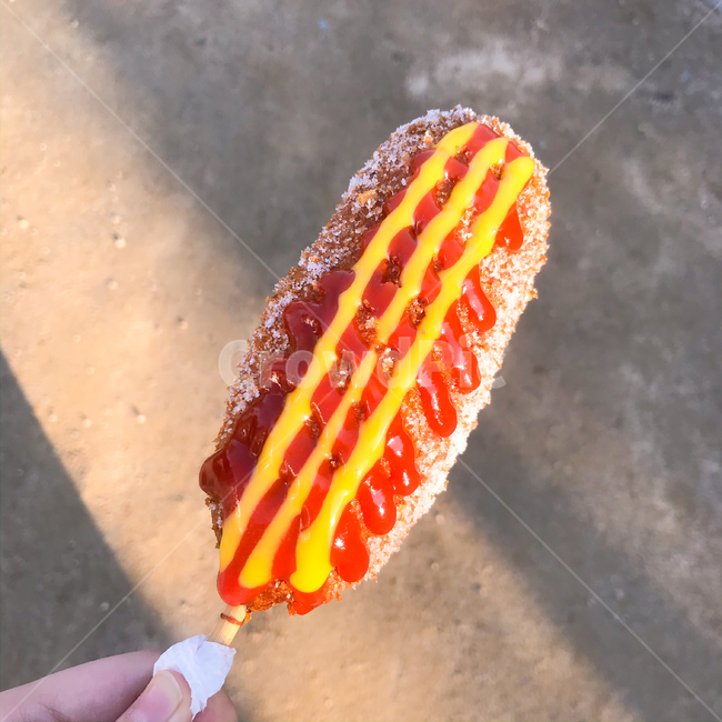간식,분식,핫도그,케첩,머스타드,소스,음식,요리,스넥,군것질,hotdog,sauce,snack,스틱,stick