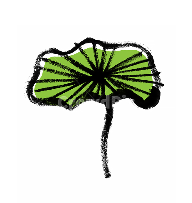 연잎,먹일러스트,먹그림,연꽃잎,수묵화,로고그림,전통이미지,leaf,잎,plant,식물