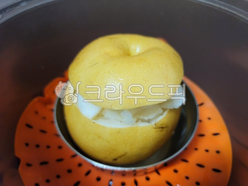 food,음식,감기,배숙,찜