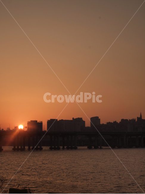 한강,서울,노을,하늘,일몰,light,빛,sunset