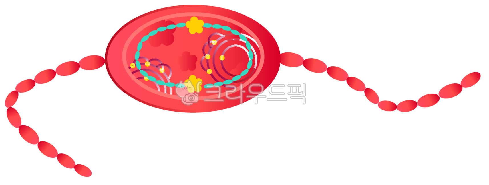 댕기, 댕기일러스트, 장신구, 명절, 설날, 사진,이미지,일러스트,캘리그라피 - 쏠랑 ssollang작가