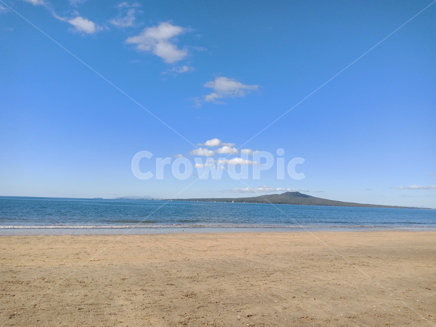 sky,island,Auckland,sea,New Zealand scenery,New Zealand,cloud,Beach,ocean,newzealand,sandy beach,auckland,beach,white sand beach