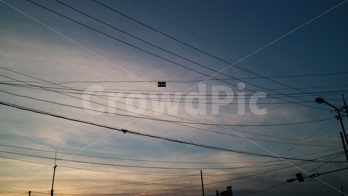 하늘,sky,해질녘,저녁노을,저녁하늘,sunset,전선,구름,clouds,그라데이션하늘,풍경,view,자연,nature,도시,풍경,city,landscape,cable,케이블