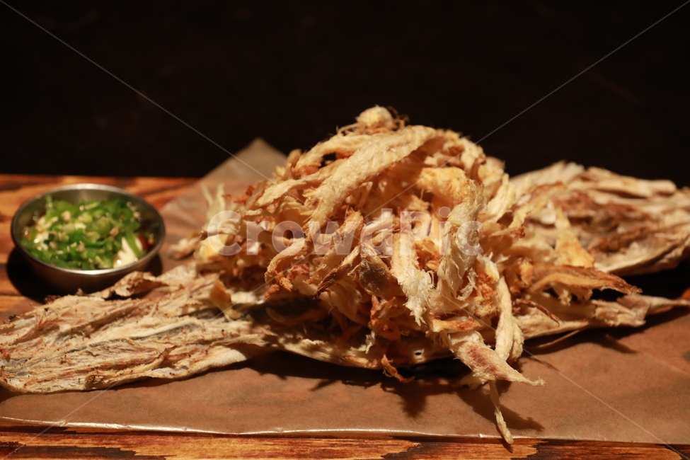 Beer snacks,mayonnaise,Cheongyang pepper,sauce,Muktae