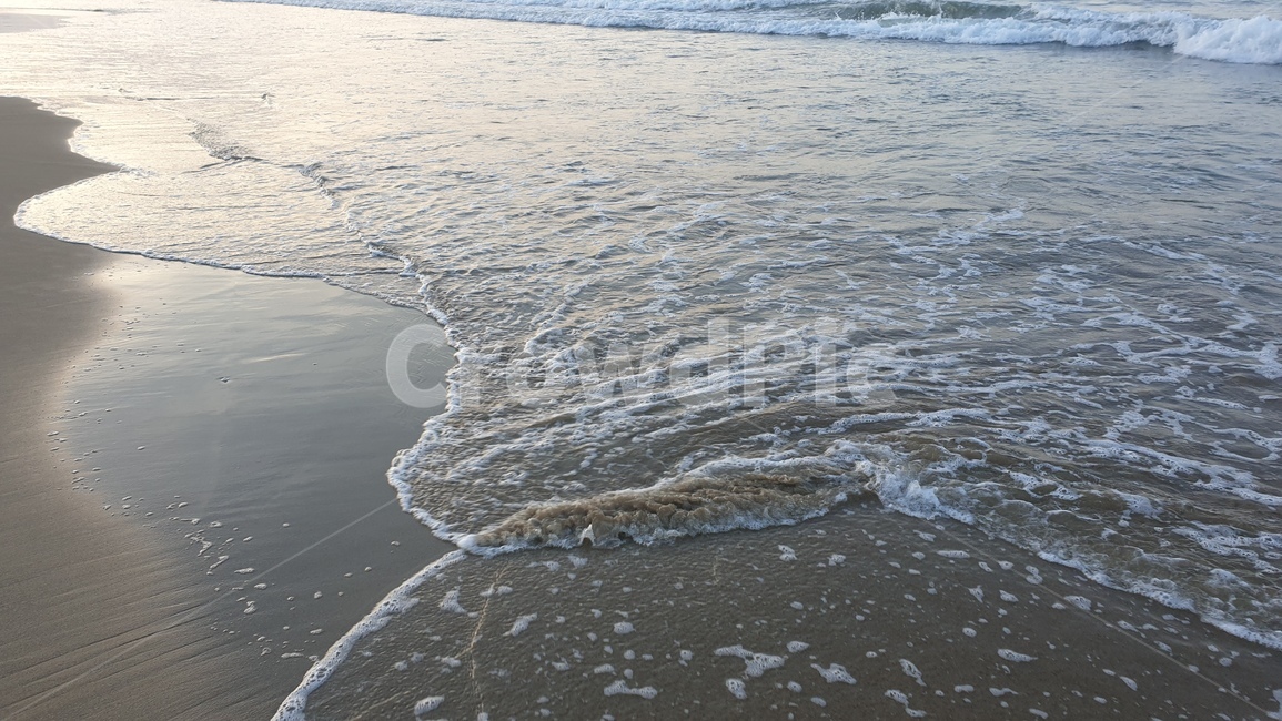 해변,바다모래,해수욕장,파도,파도소리