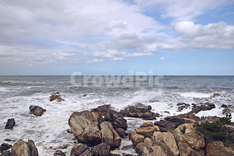 바다,파도,sea,풍경,감성,하늘,돌,구름,낙산사,landscape,blue,sky,자연,풍경,nature,landscape,promontory,곶,rubble,파편