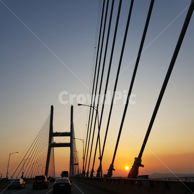 서해대교,노을,seabridge,bridge,드라이브,도로,자동차,sunset