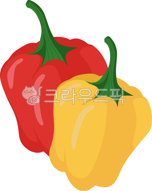 피망,피망일러스트,피망일러,피망손그림,피망손드로잉,피망드로잉,피망삽화,피망클립아트,야채요소,빨간야채,노란야채,건강한야채요소,음식재료요소,파프리카,파프리카일러스트,피망png,파프리카png