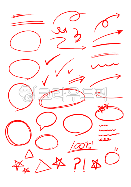 동그라미,강조,채점,화살표,물음표,물풍선,말꼬리,별표,색연필,빨간팬,동그라미png,색연필png,채점png,png,중요,교육,text,텍스트
