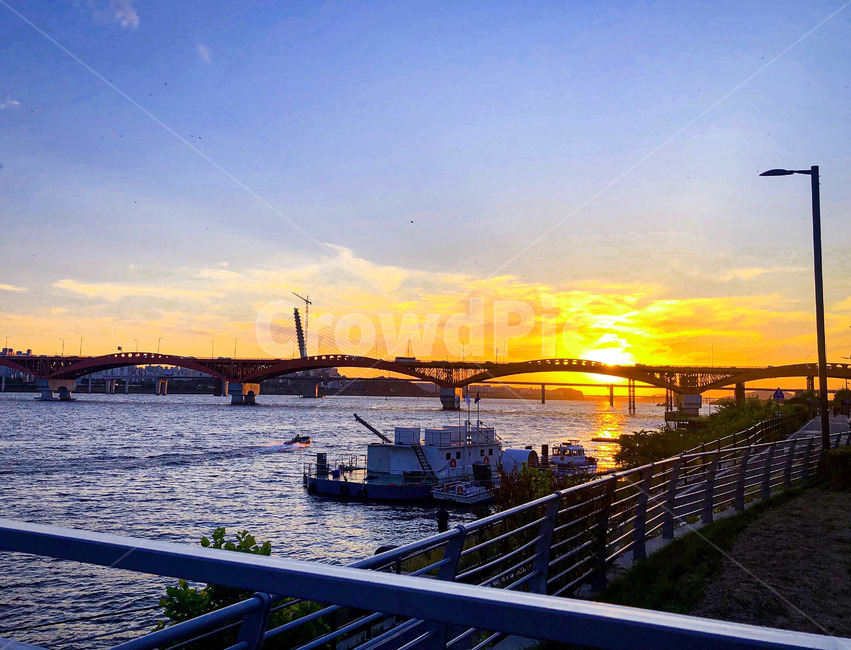 한강,강,노을,하늘,서울,풍경,야경,seoul,river,sunset