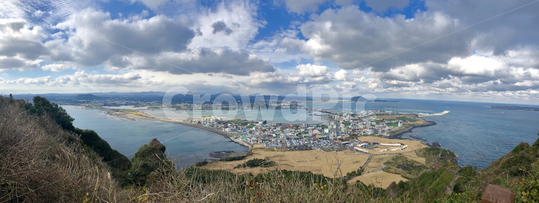 제주도,성산일출봉,파노라마,풍경,바다,산,구름,jeju,우도,푸른바다,제주도,jeju,jeju island,시골,마을,풍경,landscape,country,rural,town,nature,자연,outdoors,옥외,경치,scenery,aerial view,조감도