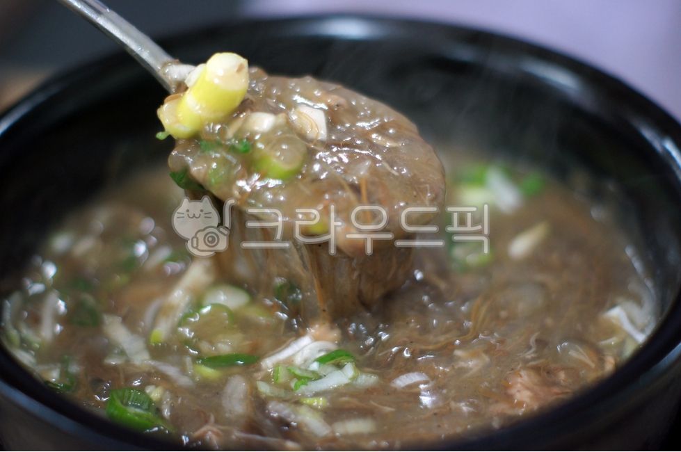 plating,soup,brackensoup,Jeju local food,Bracken Haejangguk,bowl,Meat soup and rice,meatsoup,Korean food,bracken meat stew,kfood,cooking,foodpresentation,Gukbap,Korean cuisine,brackenmeatstew,reserves,food,pottery,porkstew,earthen pot,Plating,earthenpot,h