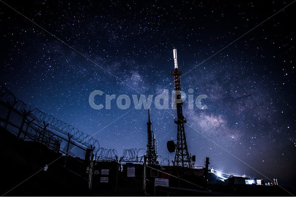 은하수,galaxy,별,star,야경,철탑,풍경,자연,풍경,nature,landscape,야경,밤,nightscape,night,에너지산업,energy industry,outdoors,옥외