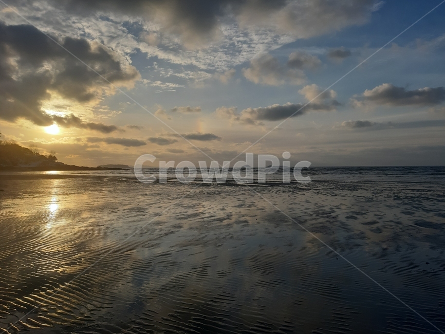 outdoors,water,물,light,빛,부안,해수욕장,변산해수욕장,바다,노을,자연,풍경,nature,landscape