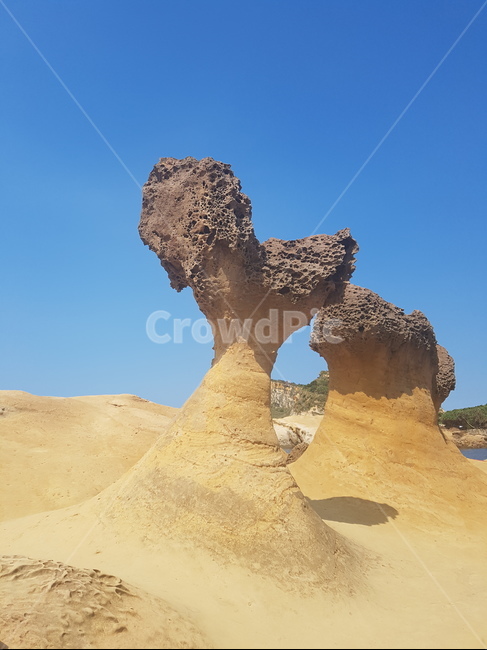 대만,예류,예류지질공원,하트바위,자연