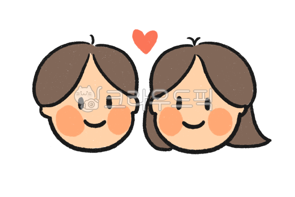 커플,캐릭터,스티커,removebackground,illustration,couple