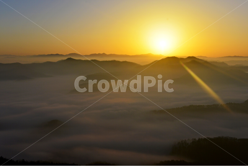 임실,국사봉,국사봉일출,아침,운해,여명,해돋이,light,빛,flare,플레어,sunlight,햇빛,weather,날씨,mountainrange,산맥,mountain,산,nature,자연,outdoors,옥외