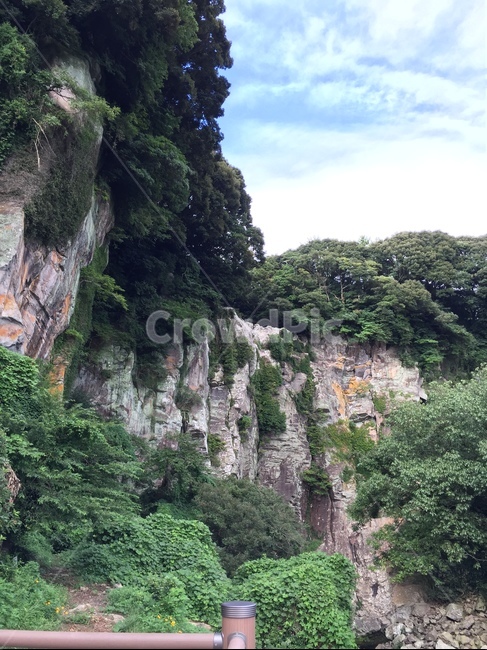 제주도,폭포,나무,절벽,산,자연,풍경,nature,landscape,outdoors,옥외,cliff,낭떠러지