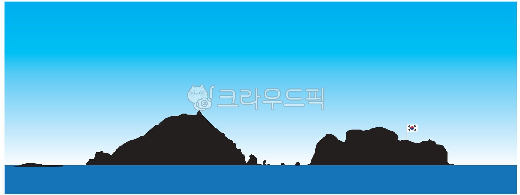 독도,자연,우리나라,관광,태극기