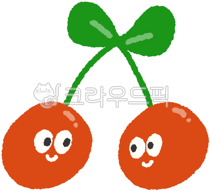 체리,체리캐릭터,과일,과일가게,체리청,체리콕,과실,열매,귀여운과일,빨간과일