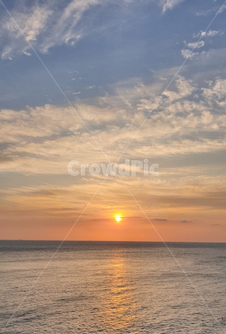 해돋이,노을,바다,하늘,풍경