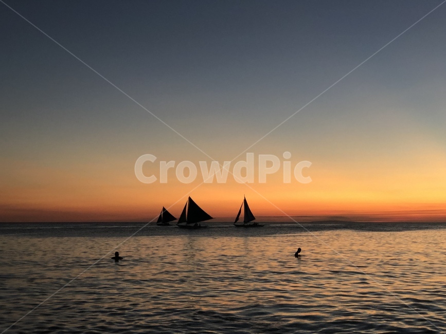 nature,자연,풍경,ocen,보라카이,boracay,sunset,일몰,붉은하늘,redsky,sky,하늘