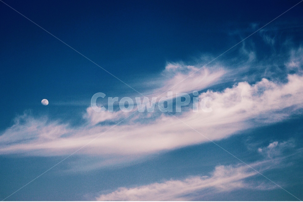 달,하늘,구름,조합,초저녁,자연,풍경,nature,landscape,색깔,색상,색채,색감,color sense,color sensitivity,feeling of color,outdoors,옥외,sky,azure sky,푸른 하늘,cloud