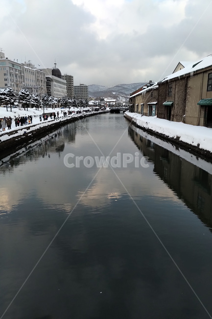 water,물,canal,운하,겨울,winter,눈,snow