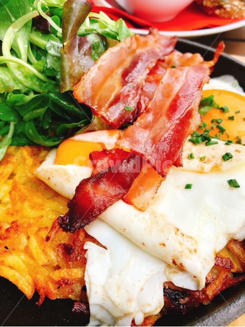 독일식,독일가정식,아침식사,베이컨,계란프라이,유럽식