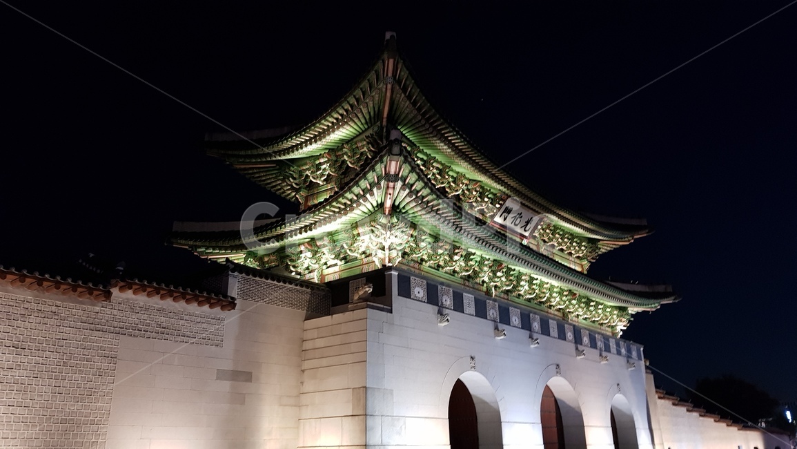 광화문,서울,경복궁,야경,서울야경