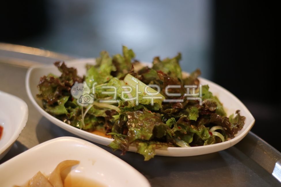 상추겉절이,겉절이,상추,고기집반찬,밑반찬,반찬,한국음식