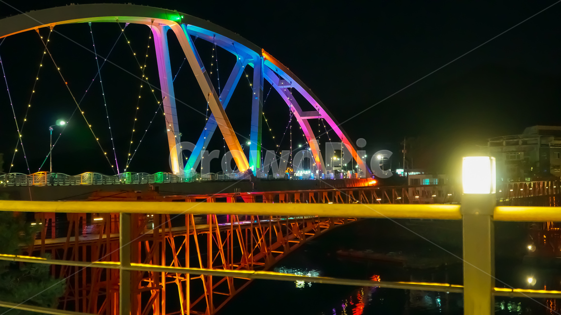 예쁜조명,prettylight,바닷가조명,beachlighting,저도연륙교,저도연륙교야경,bridgenightview