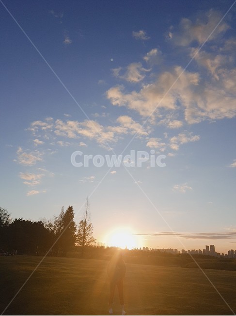 노을,해지는하늘,sunset,bluesky,푸른하늘,공원