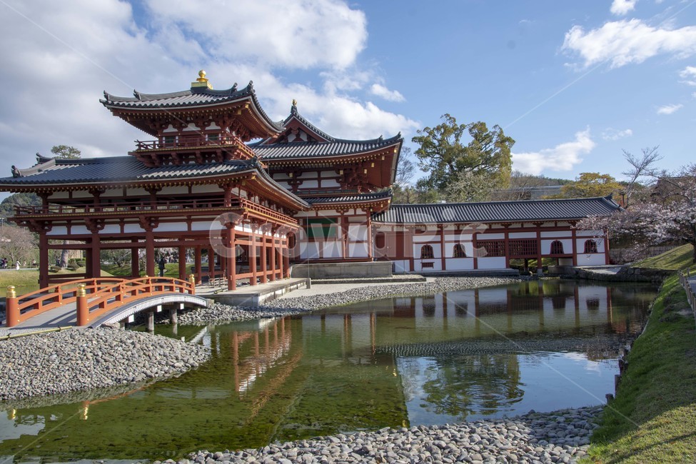 architecture,건축물,building,건물,뵤도인,pond,연못