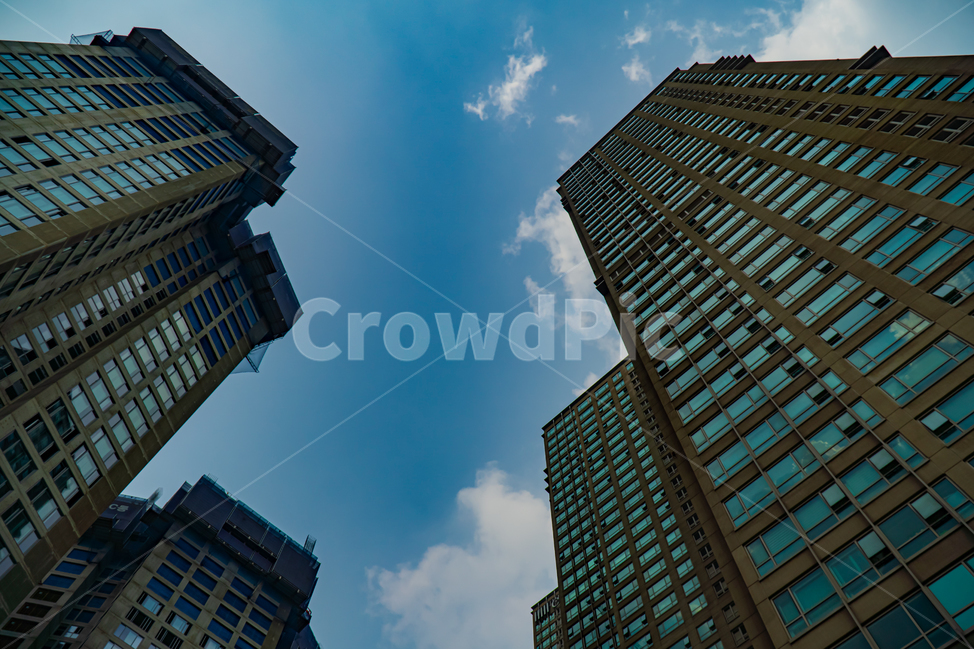마천루,고층빌딩,빌딩숲,하늘,파랑,구름,도시,풍경,city,landscape,office building,사무실 건물,building,건물